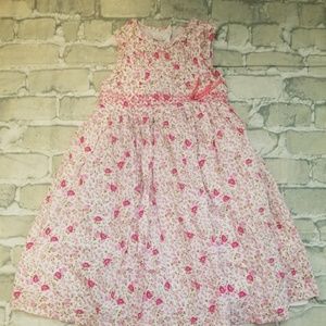 Pink and White floral dress